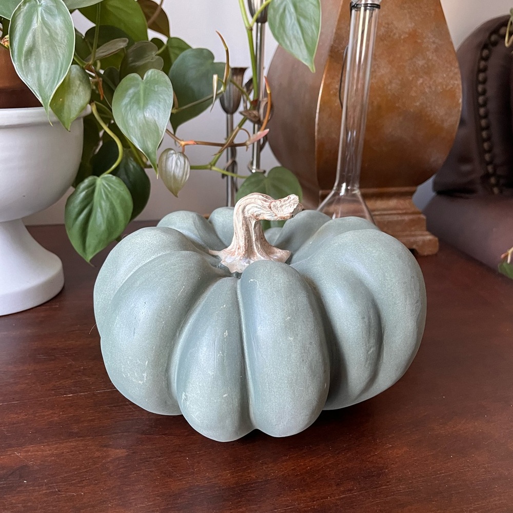 Whimsical Green Pumpkin Decor ✨